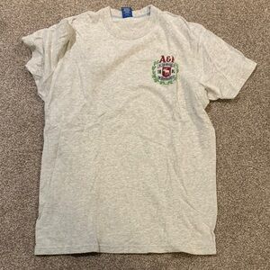 Abercrombie & Fitch Light Gray Short Sleeve Tee